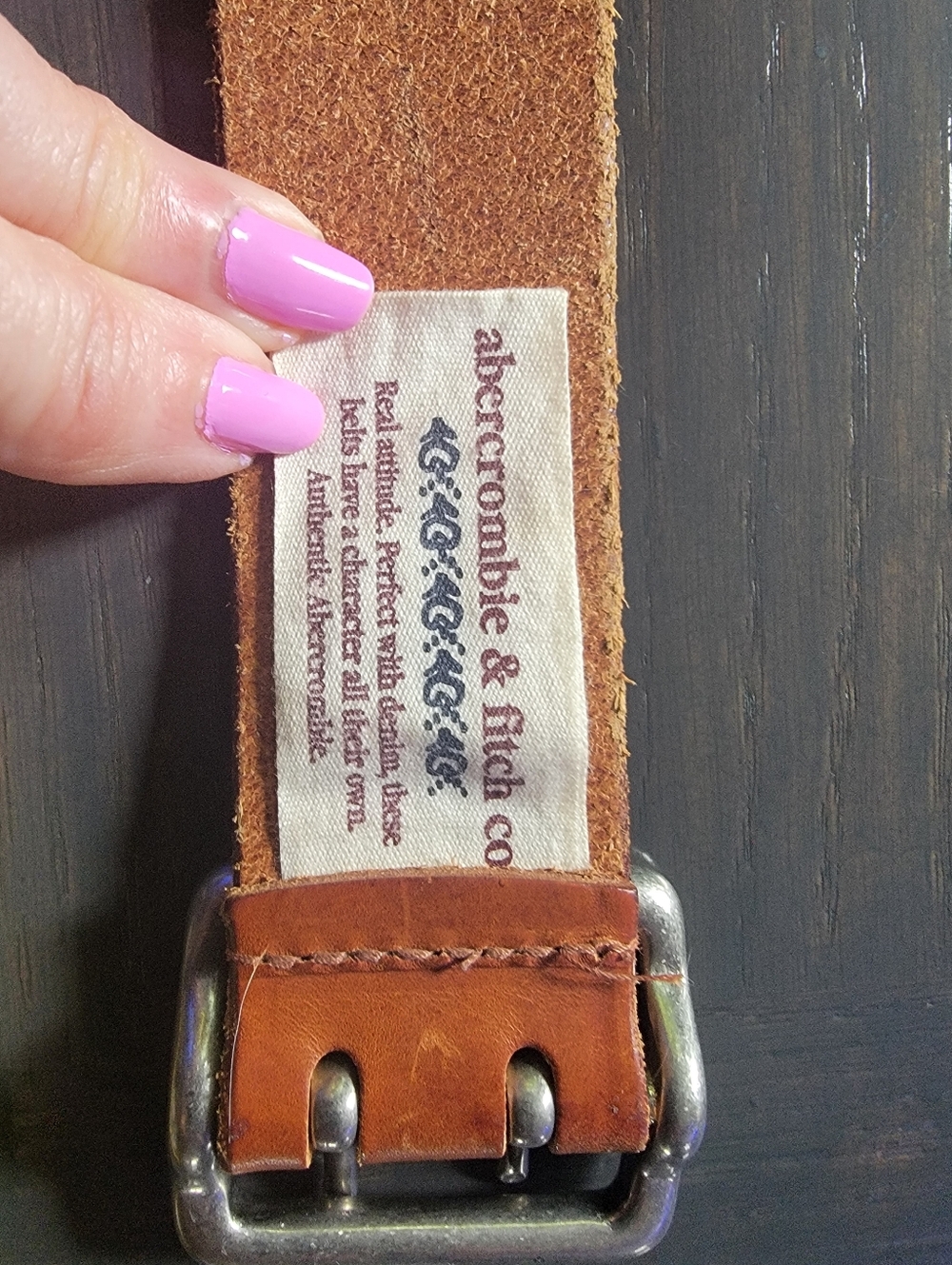 Abercrombie&Fitch leather Belt - Picture 4 of 7